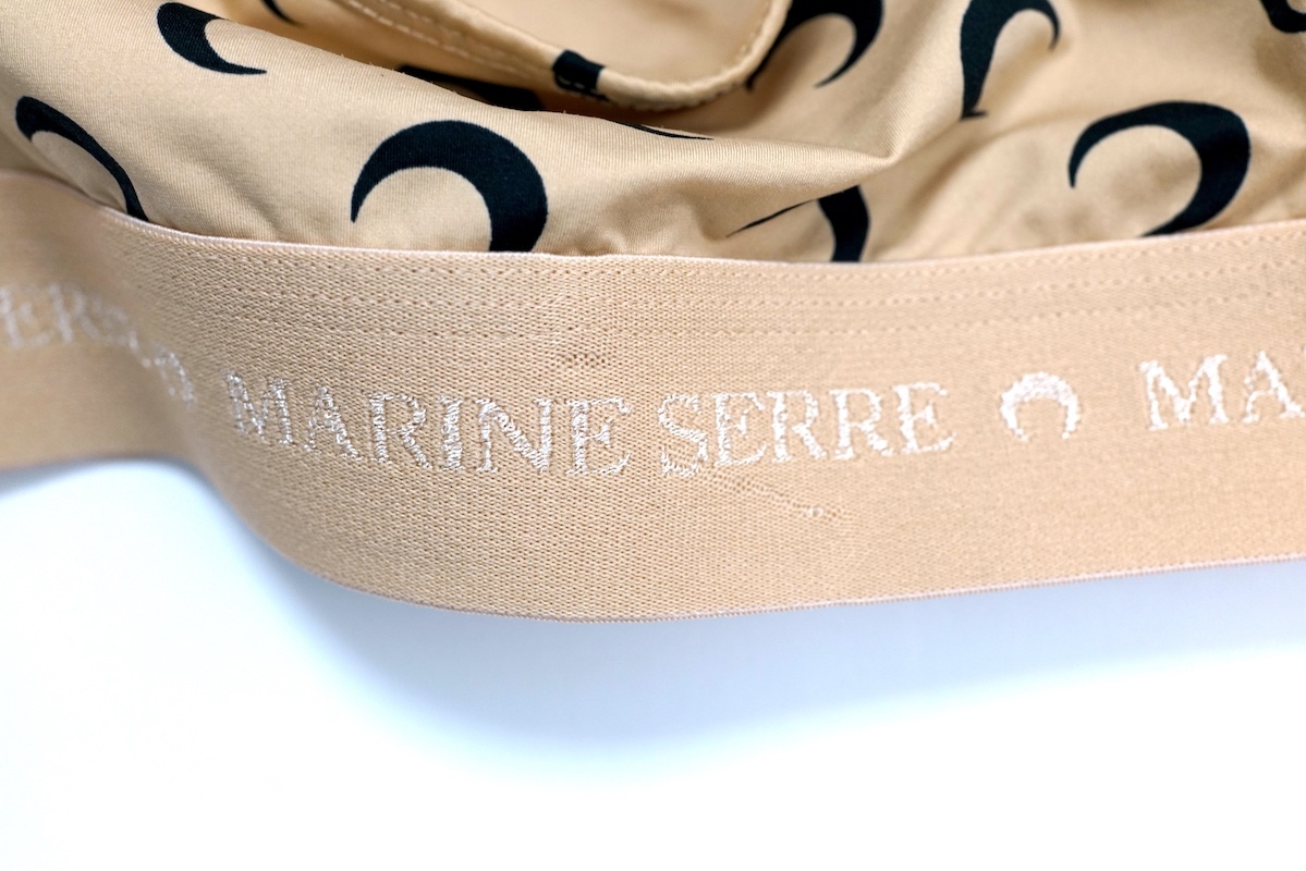 SS23 MARINE SERRE marine cell sports bra lady's tank top no sleeve three day month motif tongue sizeM UW035SS23W JERPA0001