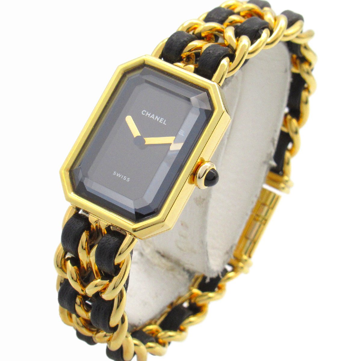 シャネル プルミエールM ブランドオフ CHANEL GP（ゴールドメッキ） 腕時計 GP/革 中古 レディース