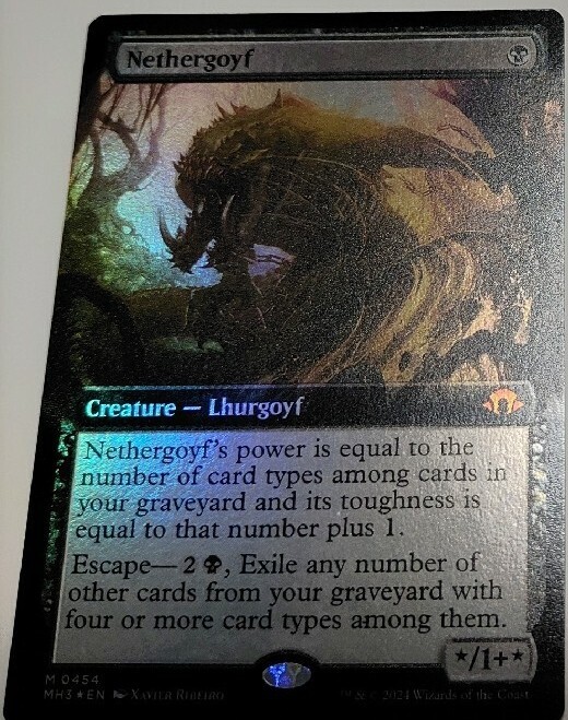 MTG　ネザーゴイフ　 英語版拡張アートfoil　2枚まで選択可