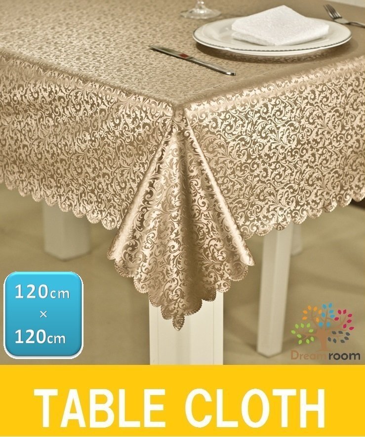  tablecloth PVC made waterproof . oil processing square 120cm×120cm Rancho n tea mat table linen set I-035