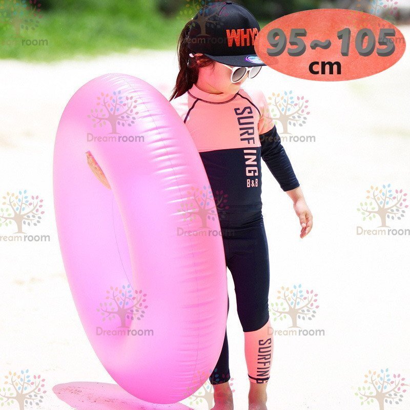  Rush Guard swimsuit top and bottom setup pink [L]95-105cm child clothes girl leggings long sleeve trousers sunshade bikini sea pool swi-110