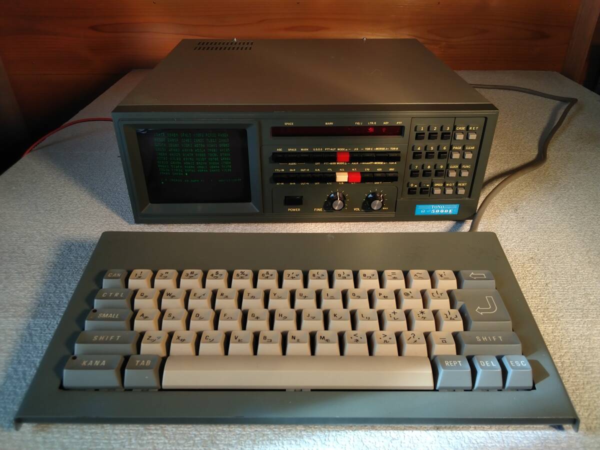 東野電気 THETA－5000E TONO RTTY ラジオテレタイプ アマチュア無線 中古品