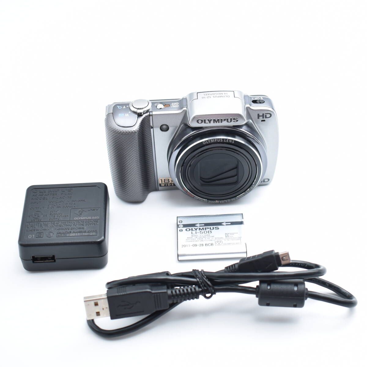 OLYMPUS デジタルカメラ SZ-10 シルバー 1400万画素 光学18倍ズーム 広角28mm 3Dフォト機能 SZ-10 SLV OLYMPUS SZ-10 オリンパス デジカメ  : Olympus SZ-10