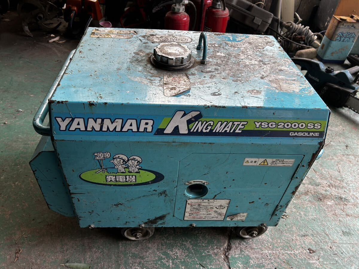 ヤンマー YANMAR 2.0KVAガソリンエンジン発電機 防音型 ヤンマー YANMAR 2.0KVAガソリンエンジン発電機 防音型