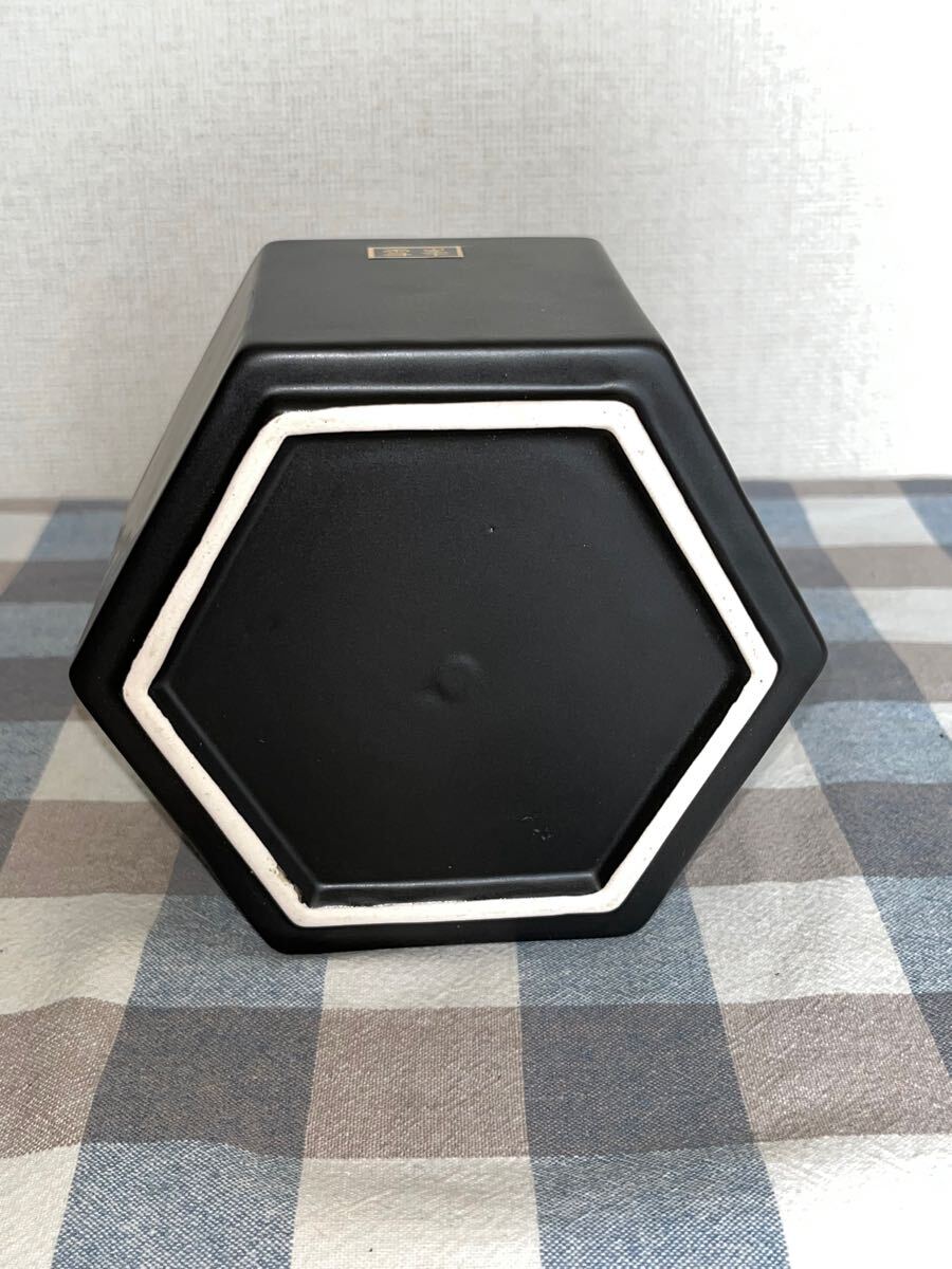 陶器製 花器 管理A2898 フラワーベース 花瓶 華道 華展 花展 いけばな 生け花_画像7