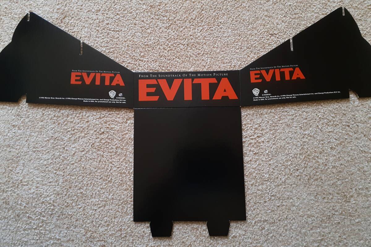 マドンナ　EVITA　エビータ　US製 宣伝用 ディスプレイ スタンド 未使用新品 MADONNA マドンナ EVITA エビータ US製 SIRE 宣伝用