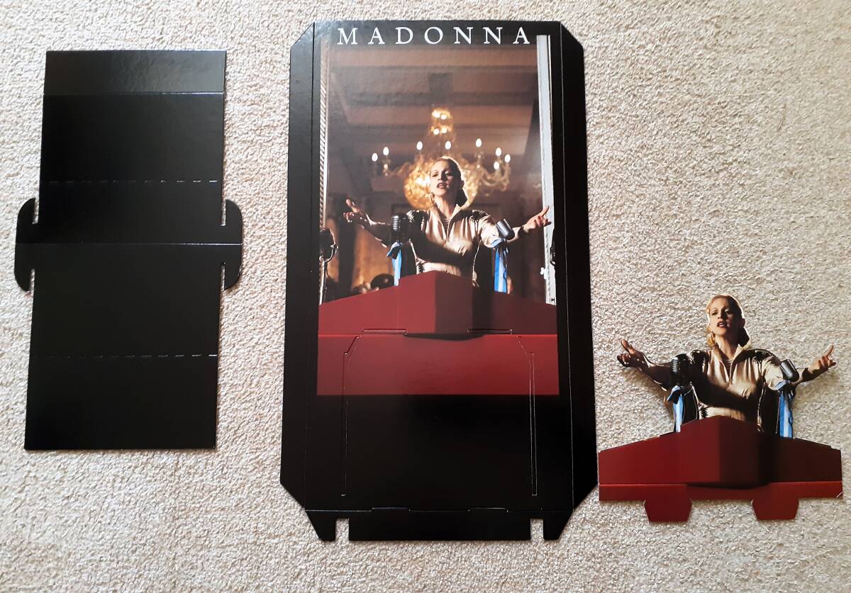 マドンナ　EVITA　エビータ　US製 宣伝用 ディスプレイ スタンド 未使用新品 MADONNA マドンナ EVITA エビータ US製 SIRE 宣伝用