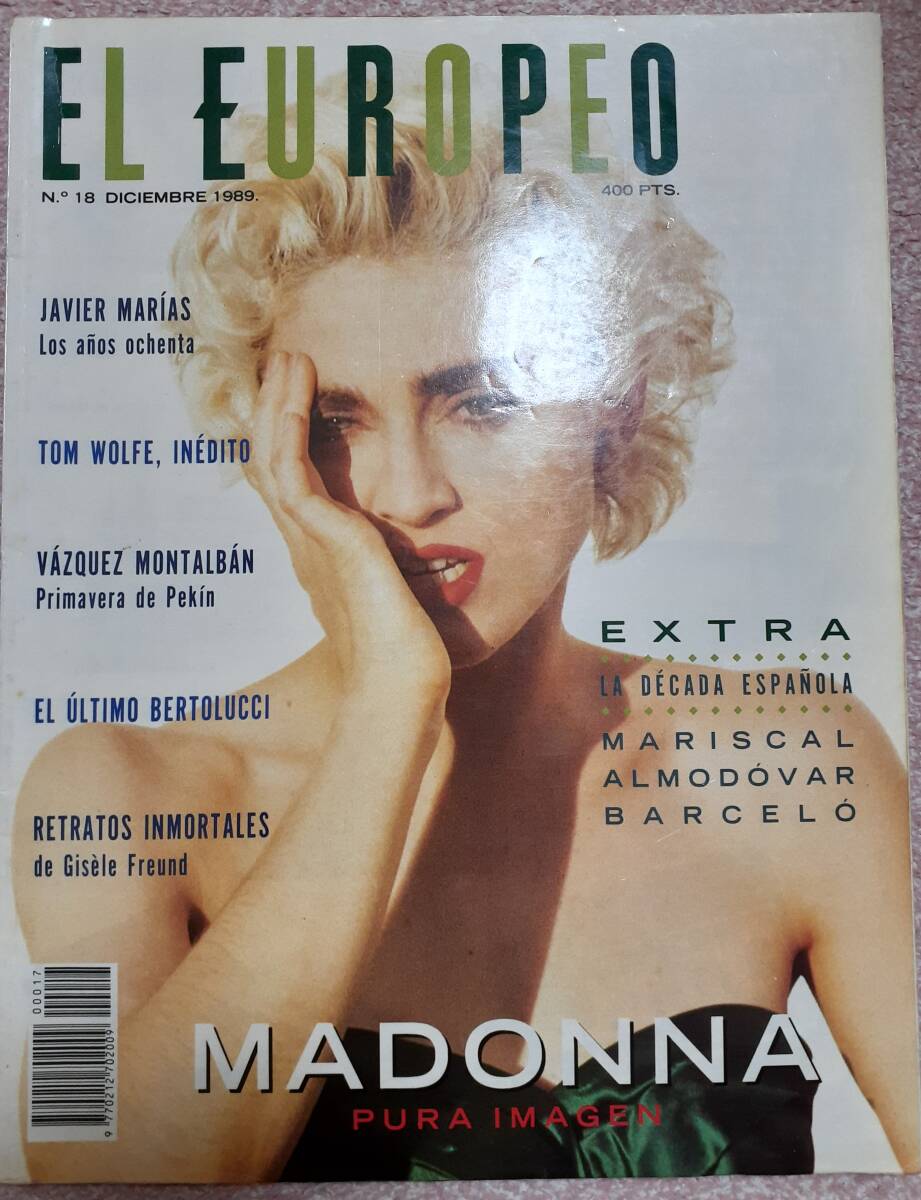 マドンナ MADONNA 表紙特集雑誌 El Europeo (1989) スペイン マドンナ MADONNA 表紙特集雑誌 El Europeo (1989) スペイン