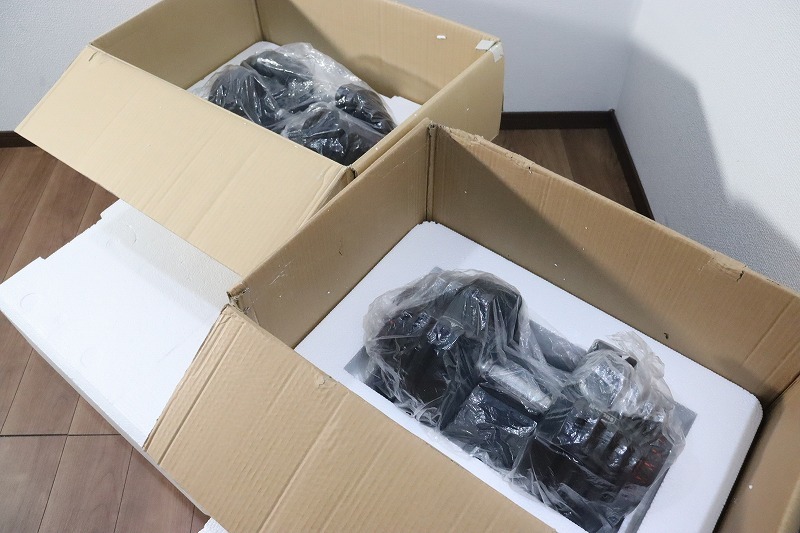 P3589◆Motions/モーションズ◆可変ダンベル◆40kg×2◆未使用品◆筋トレ◆マッチョ◆上半身◆アームカール