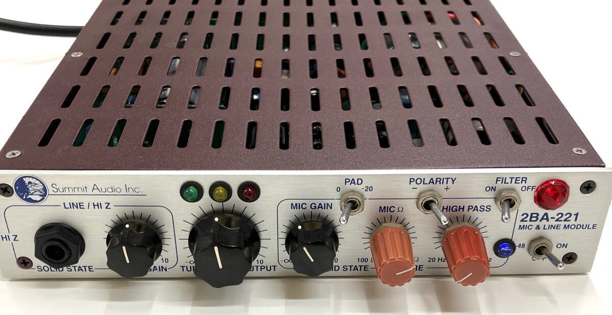 Summit Audio 2BA-221 中古品 Yahoo!オークション - Summit Audio 2BA-221 マイクプリアンプ