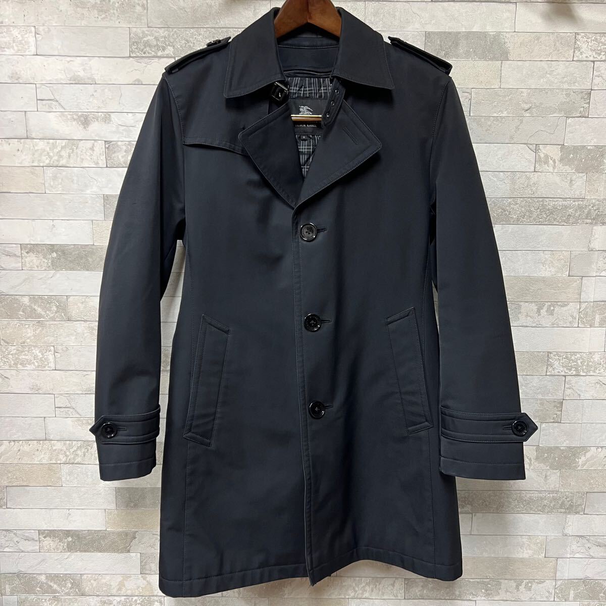 ★極美品★1000円〜★ BURBERRY BLACK LABEL バーバリーブラックレーベル トレンチコート ダブルジャケット ノバチェック ライナー付き M