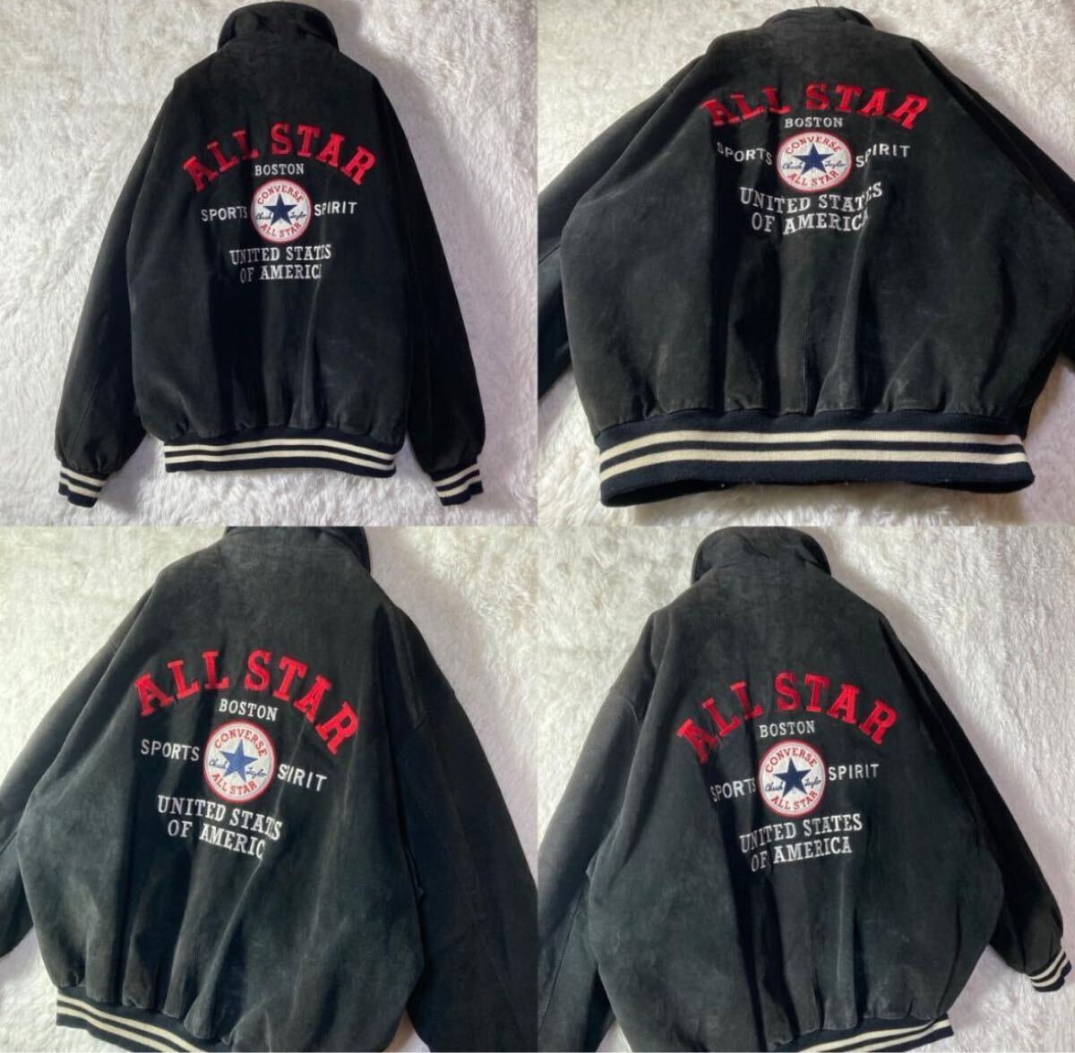 アパレル】希少サイズ 4L 3XL CONVERSE コンバース スタジャン アパレル】希少サイズ 4L 3XL CONVERSE コンバース スタジャン