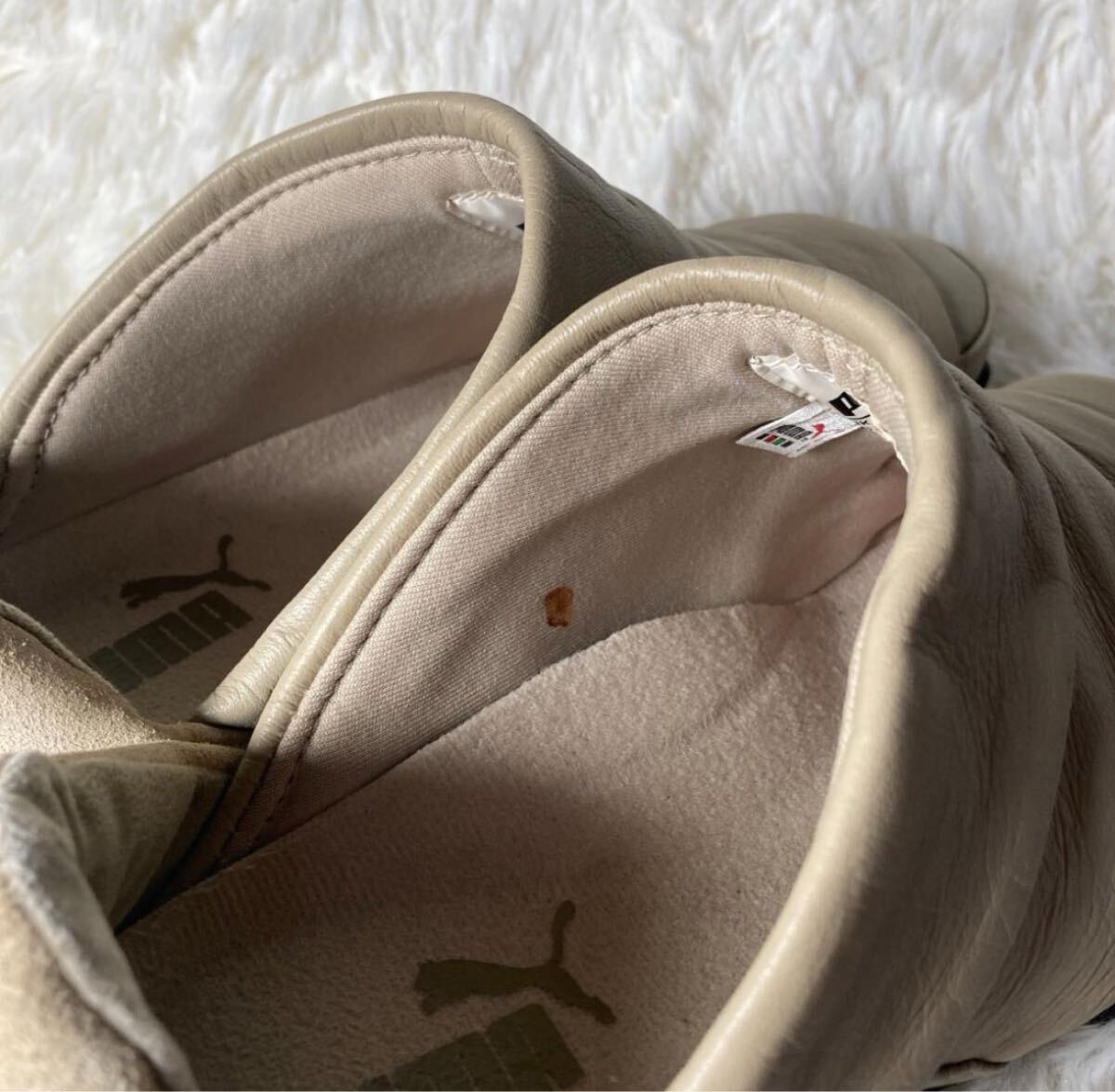 アパレル】 美品 レア 希少 PUMA プーマ SATORI サトリ レザー アパレル】 美品 レア 希少 PUMA プーマ SATORI サトリ レザー