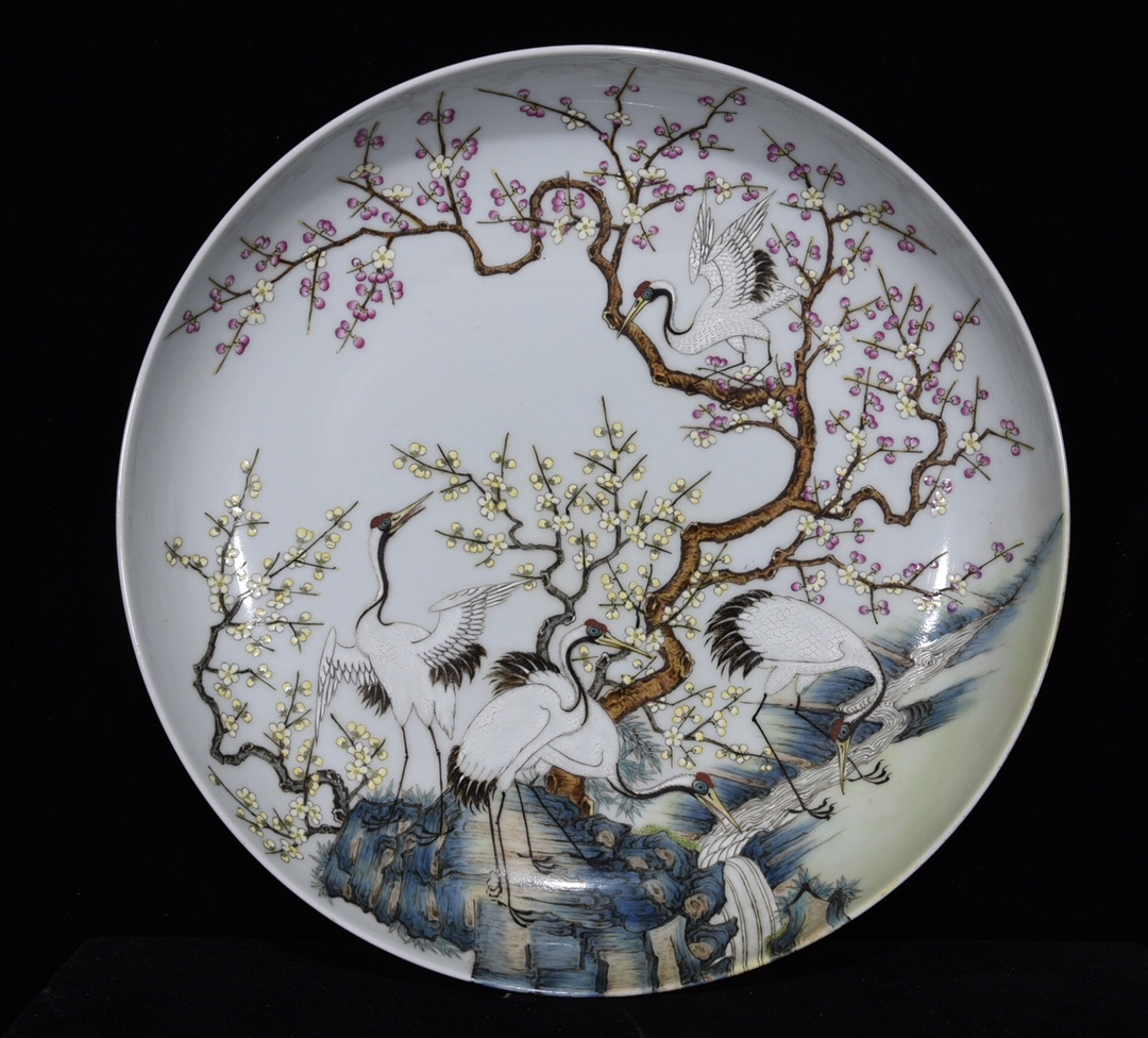 ◇蔵出◇古美術 中国古玩 大清乾隆年製款 粉彩 六