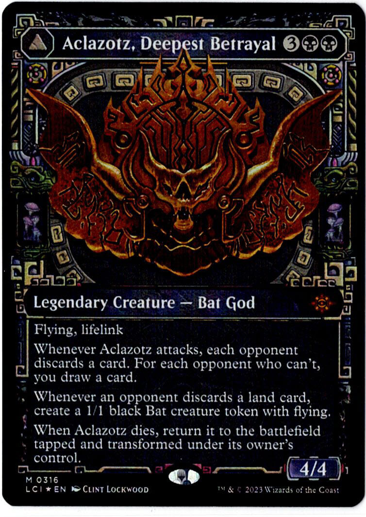 MTG　最深の裏切り、アクロゾズ　日本語　2枚迄　LCI　Foil　ショーケース