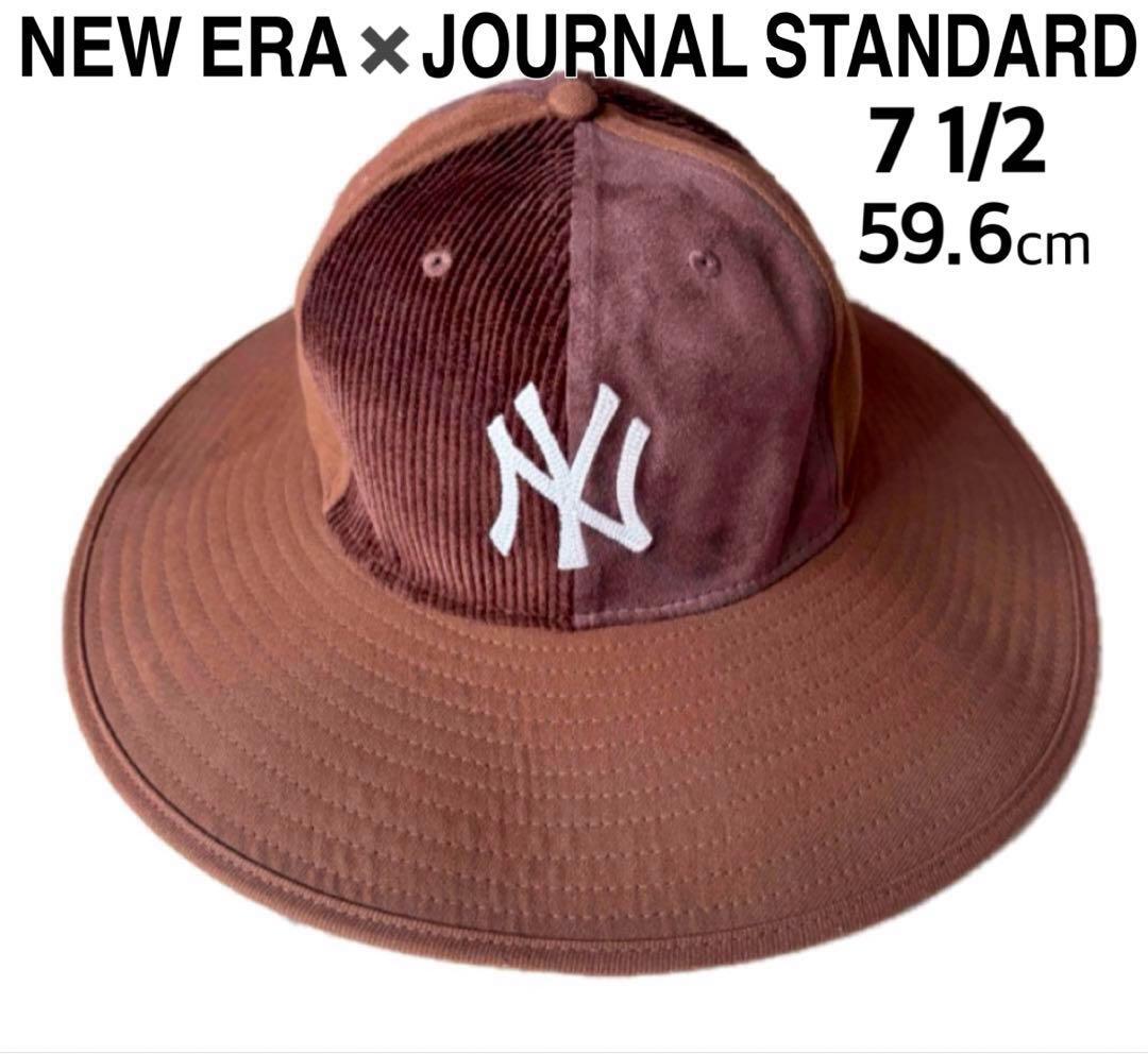 NEW ERA JOURNAL STANDARD 別注 ハット 帽子 つば広 ヤンキース 