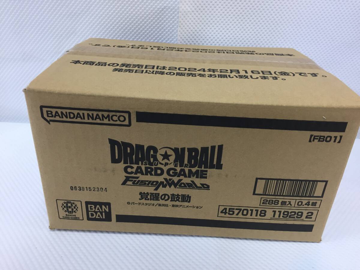ksT940 【未開封】 ドラゴンボール フュージョンワールド 覚醒の鼓動 カートン（12BOX）