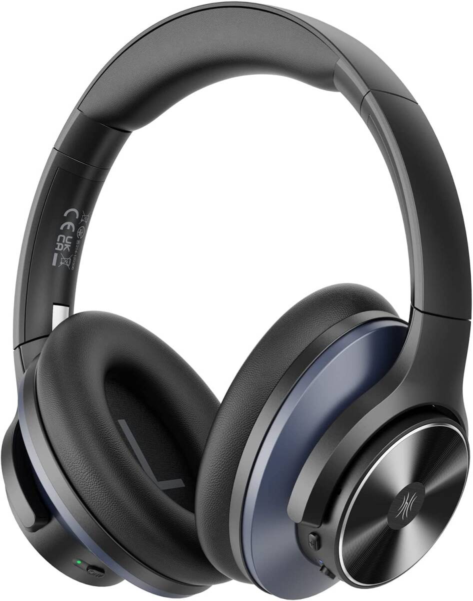 OneOdio A10 ワイヤレスヘッドホン アクティブノイズキャンセリング Bluetooth ヘッドフォン オーバーイヤー マイク付き