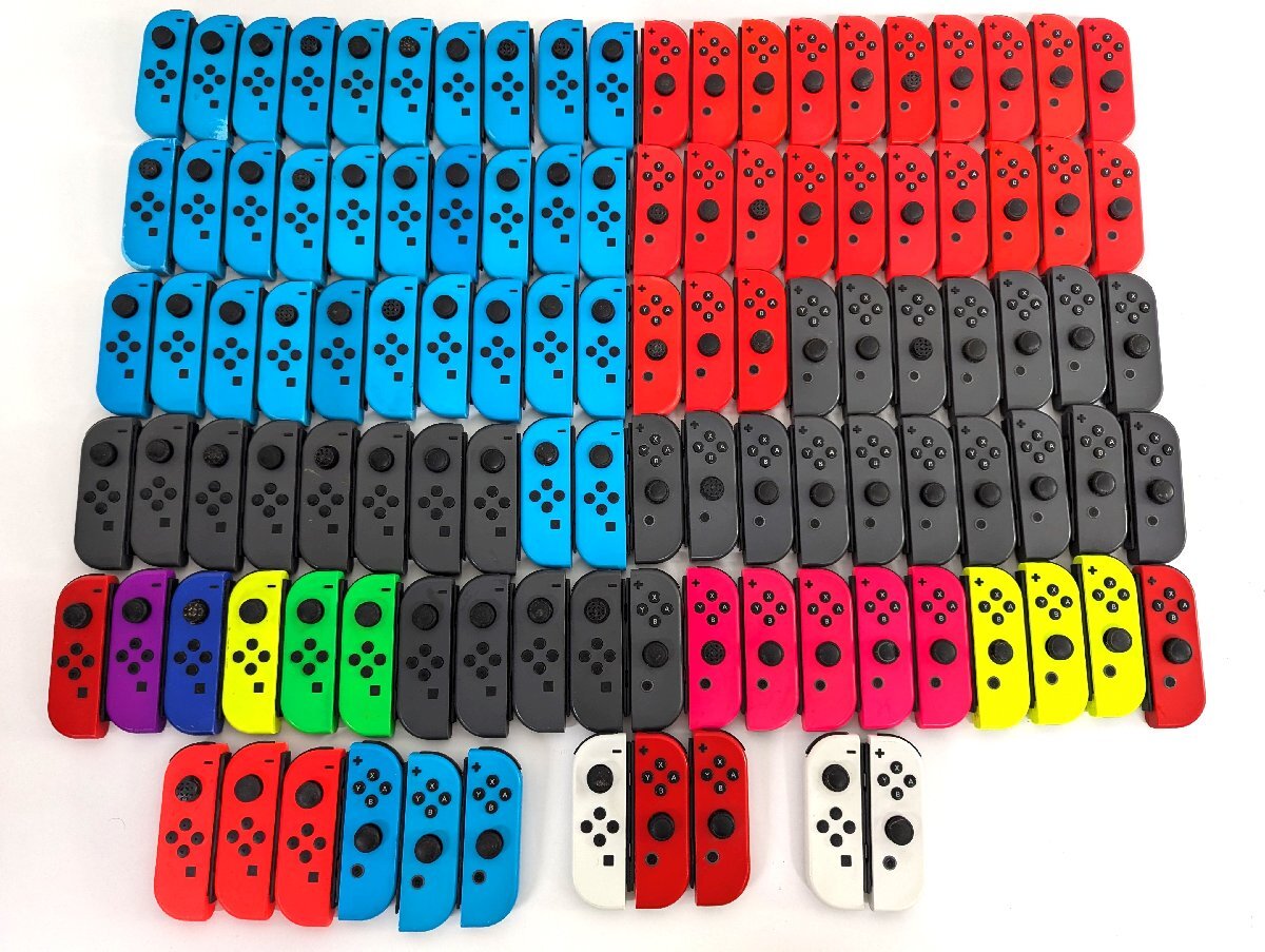 ニンテンドースイッチ Nintendo Switch コントローラー 純正 Joy-Con ジョイコン 大量 まとめ 111個セット ※ジャンク品《U7958