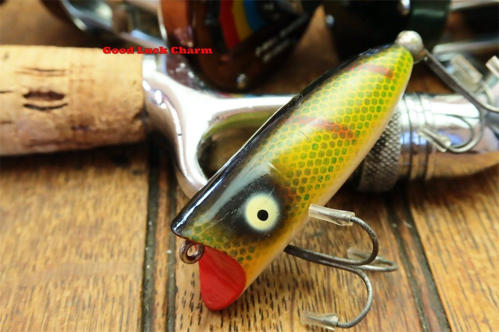 60s HEDDON B. LUCKY 13 SPOOK Old lure inspection ) road comfort is to Lee zBALSA50 ZEAL Zaurus ABU Smith HEDDON UMCO Showa era generation retro fishing person .