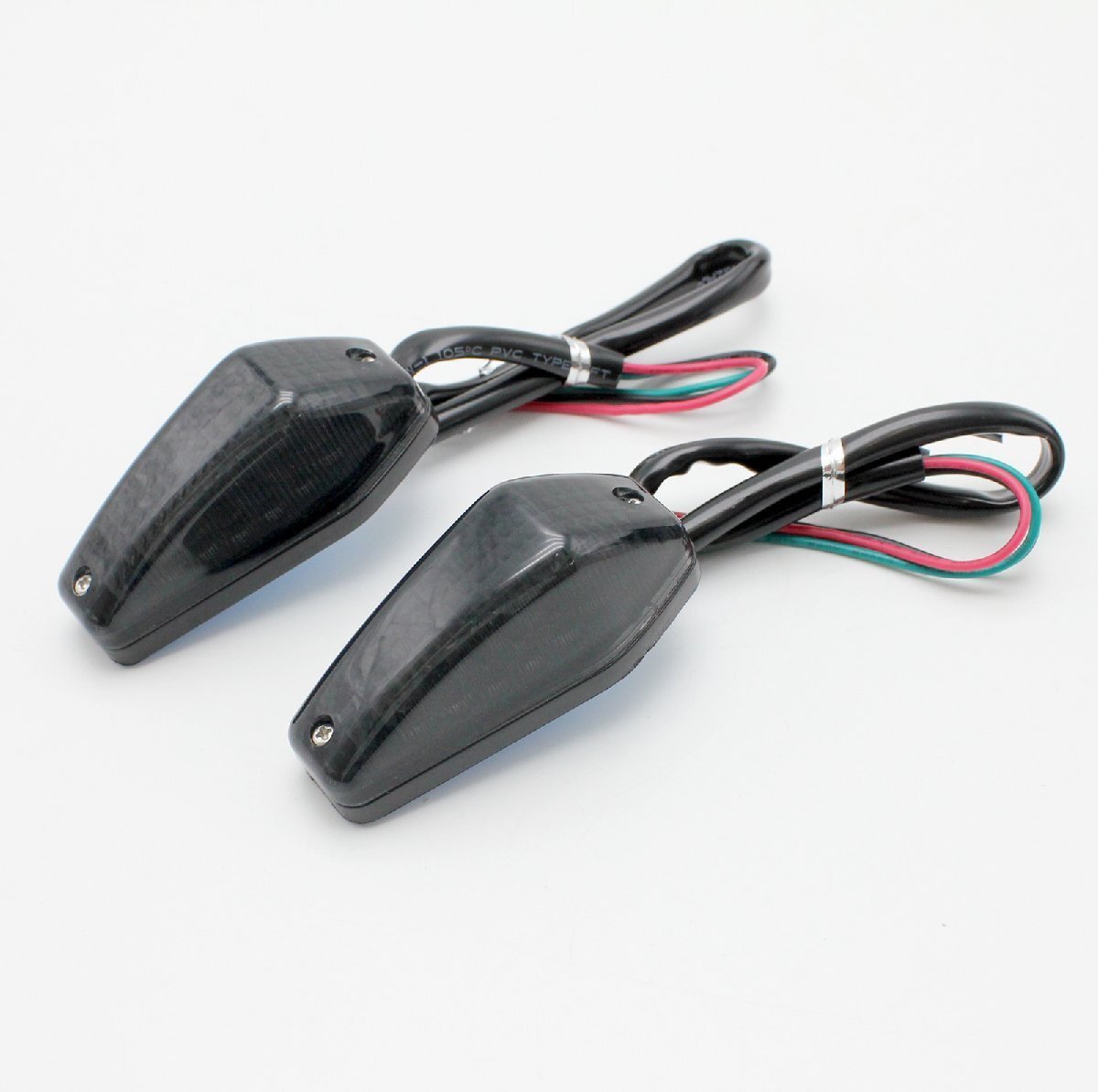送料格安 貼付けエアロ LEDスモークウインカー GPZ900R ZRX1200ゼファー400 NINJA250R ニンジャ250 1100 バリオス Dトラッカー