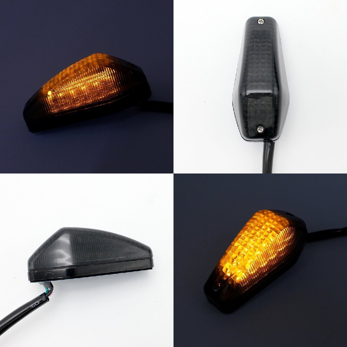 送料格安 LEDスモークウインカー2個 CB400SF CB1000SF CB1300SF CB400SB CBX400F CBR1000RR VTR250 XR250 CRF250 グロム モンキー
