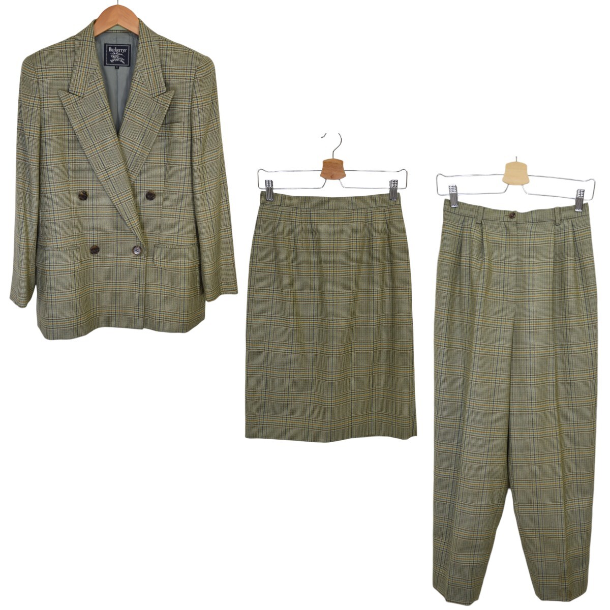 バーバリー Burberry's ガンクラブチェックダブルジャケット バーバリー Burberry's ガンクラブチェックダブルジャケット