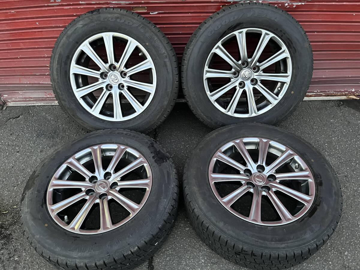 レクサスNX 純正ホイール付きスタッドレスセット　グッドイヤー　225/65-17 114.3