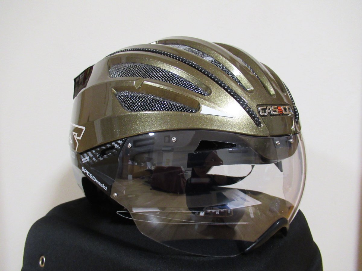 CASCO SPEED airo2 RS Cafe(オリーブ色) M(54-59cm) 高性能調 CASCO SPEED airo2 RS Cafe(オリーブ色) M(54-59cm) 高性能調