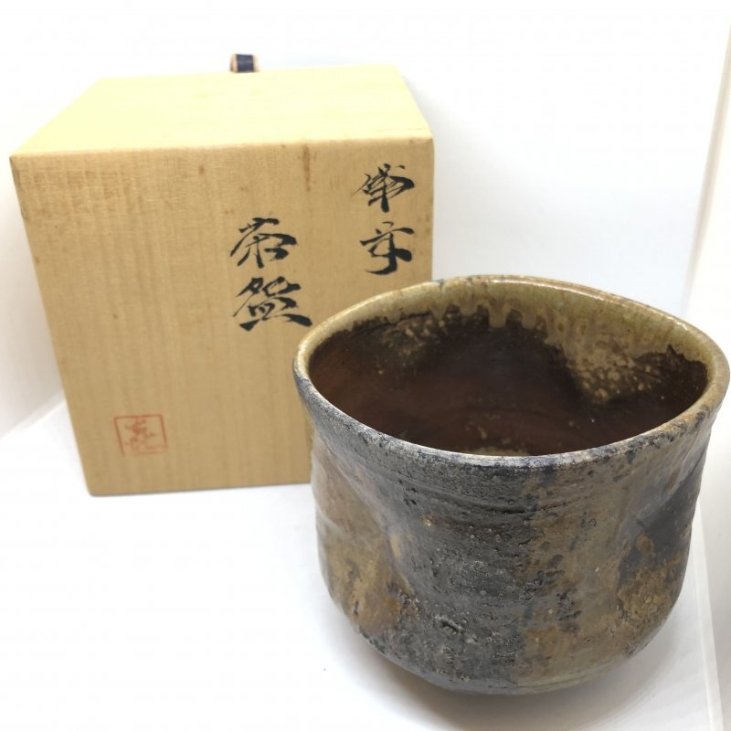  Bizen . powdered green tea . Suzuki .. work gift /246