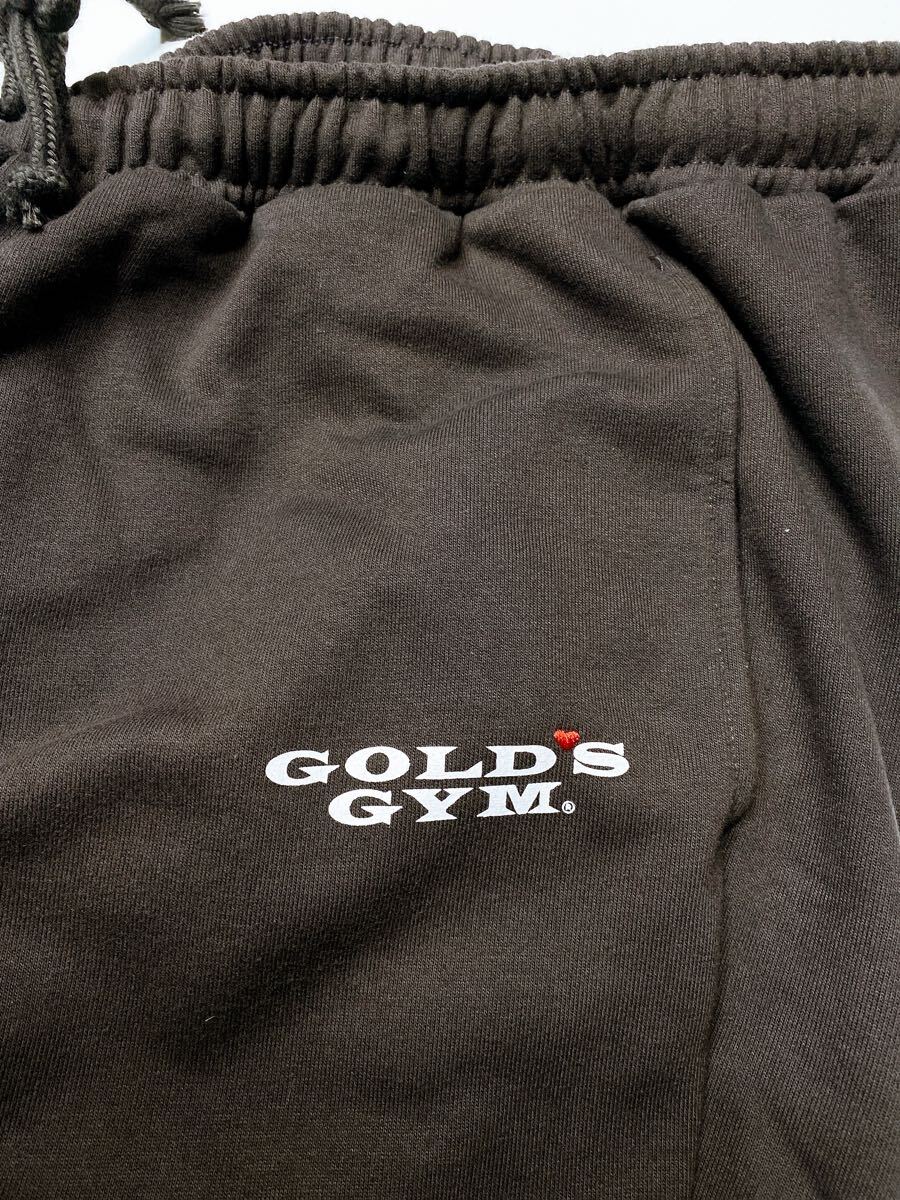 ゴールドジム goldsgym gold'sgym ジム トレーニング gym goldgym スウェットパンツ ズボン バレンタイン 限定 茶色 メンズ L ロングパンツ