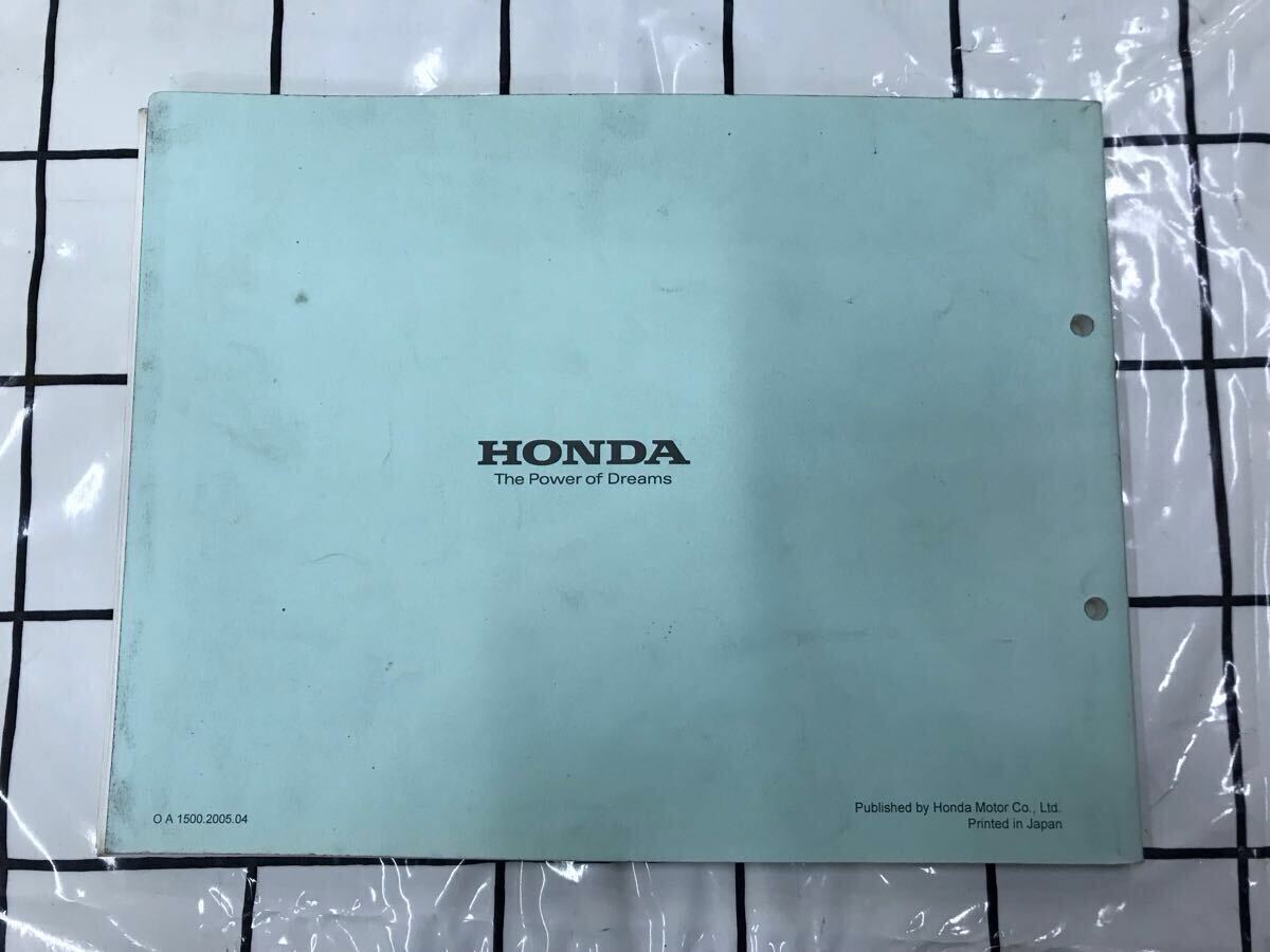 HONDA Honda GOLD WING US упаковка каталог запчастей SC47