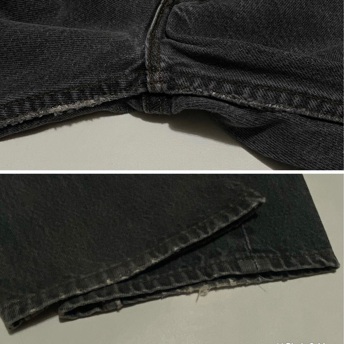 90's Levi's リーバイス 赤文字 501 先染めブラックデニム 90's Levi's リーバイス 赤文字 501 先染めブラックデニム