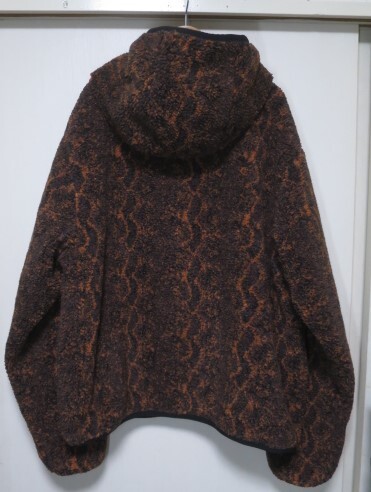 STUSSY リバーシブル ボア フリース ジャケット L XL ブラウン STUSSY リバーシブル ボア フリース ジャケット L XL ブラウン