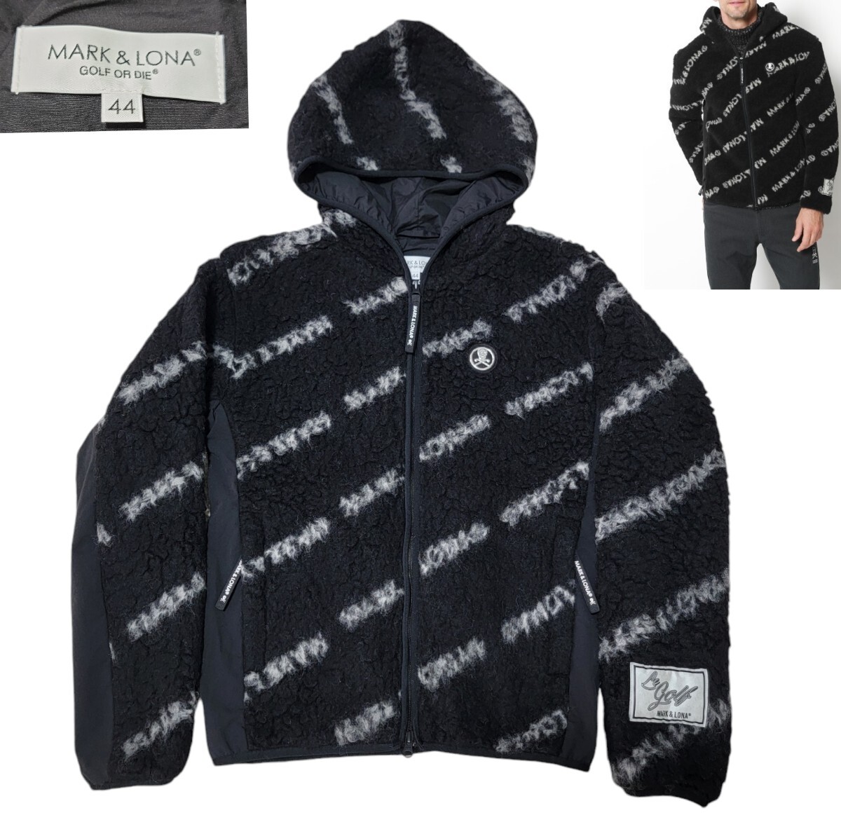定価約69,300円 22AW マークアンドロナ MARK&LONA ボアフリース 定価約69,300円 22AW マークアンドロナ MARK&LONA ボアフリース