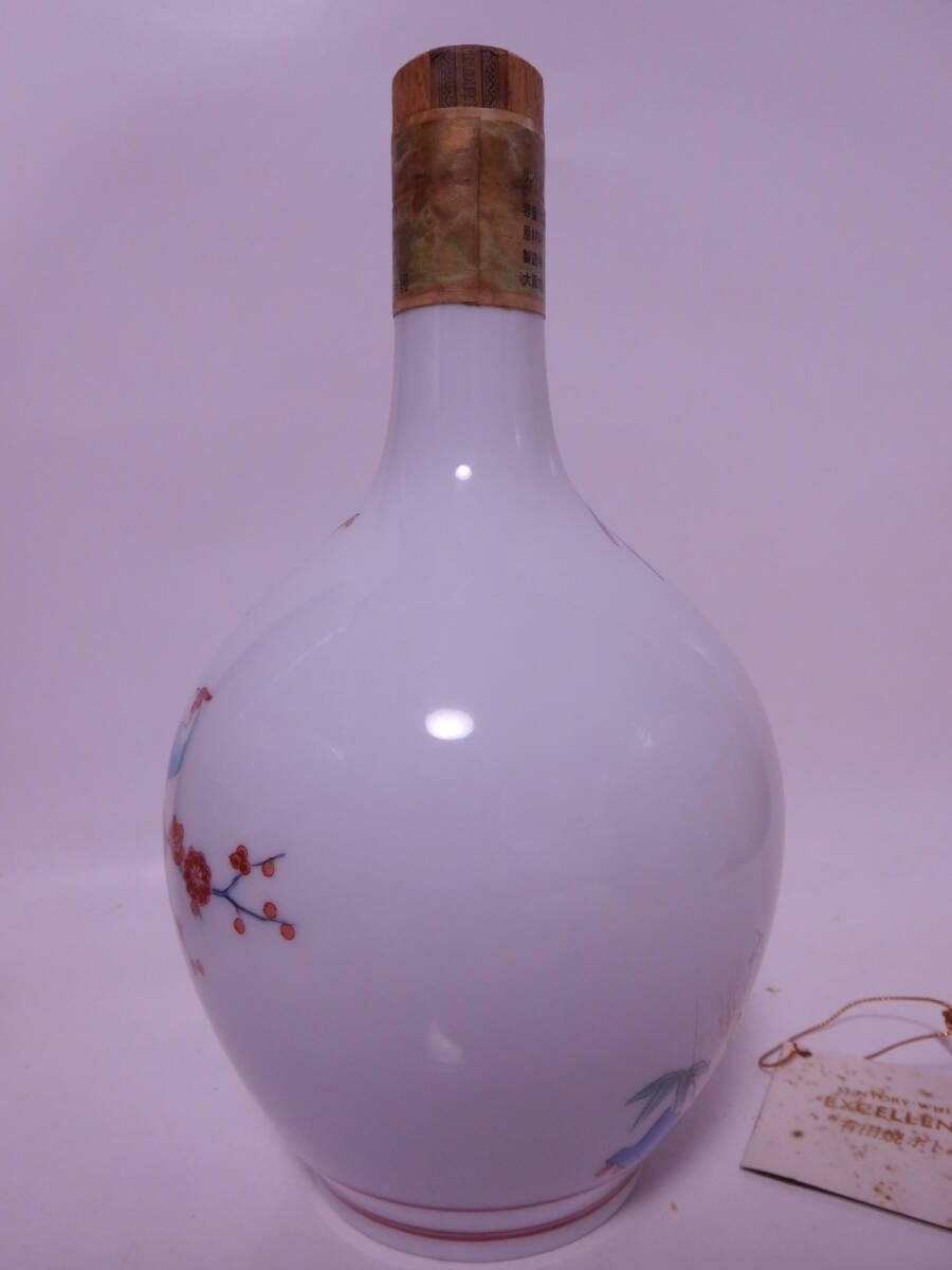 サントリー　エクセレンス 有田焼 錦鶏菊梅竹文 【古酒】 ☆古酒☆ サントリー エクセレンス 有田焼 錦鶏菊梅竹文 720ml