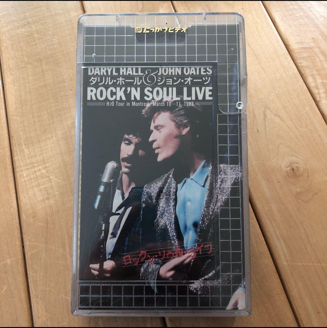 定価18,800円★貴重★VHS★ホール&オーツ★ロックンソウル ライヴ★おまけDVD付き★モントリオール公演