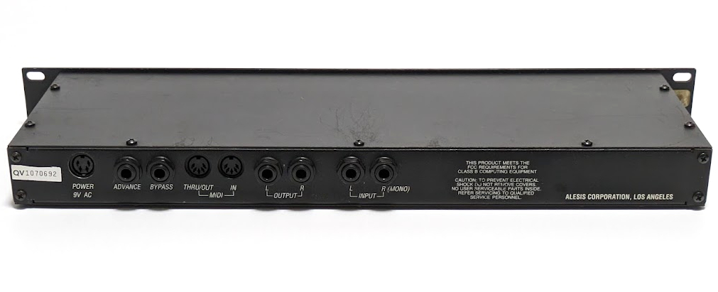 Alesis Midiverb III 16 Bit Digital Effects Processor with