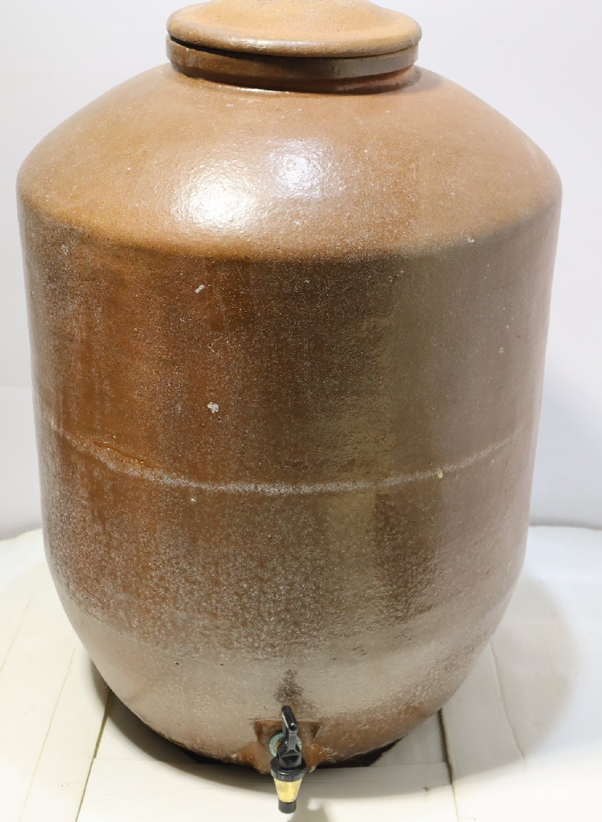 西P☆メーカー不明 かめ 甕 焼酎サーバー 200L◇3R-575 西P☆メーカー不明 かめ 甕 焼酎サーバー 200L◇3R-575