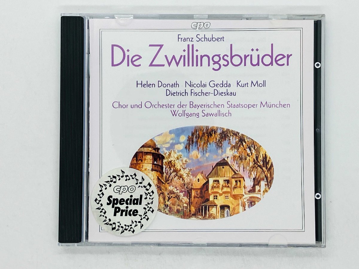 即決CD オランダ盤 シューベルト 歌劇 雙子の兄弟 サヴァリッシュ Schubert Die Zwillingsbruder / Wolfgang Sawallisch / 999 556-2 V05