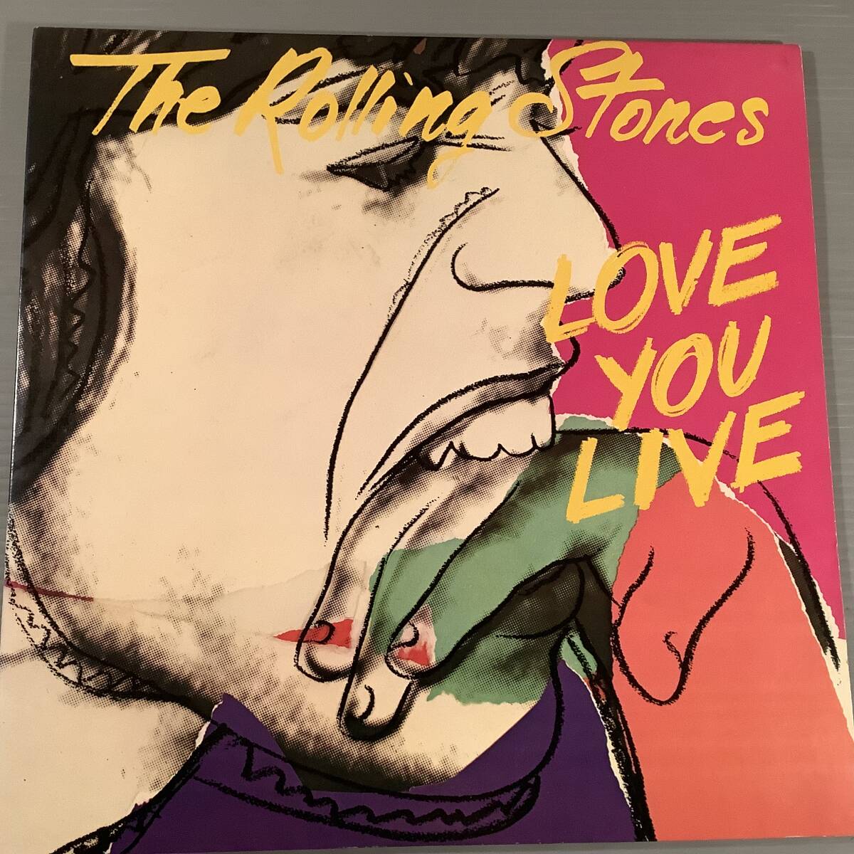 LP(2枚組 日本盤)●ローリング?ストーンズ／LOVE YOU LIVE●良好品！