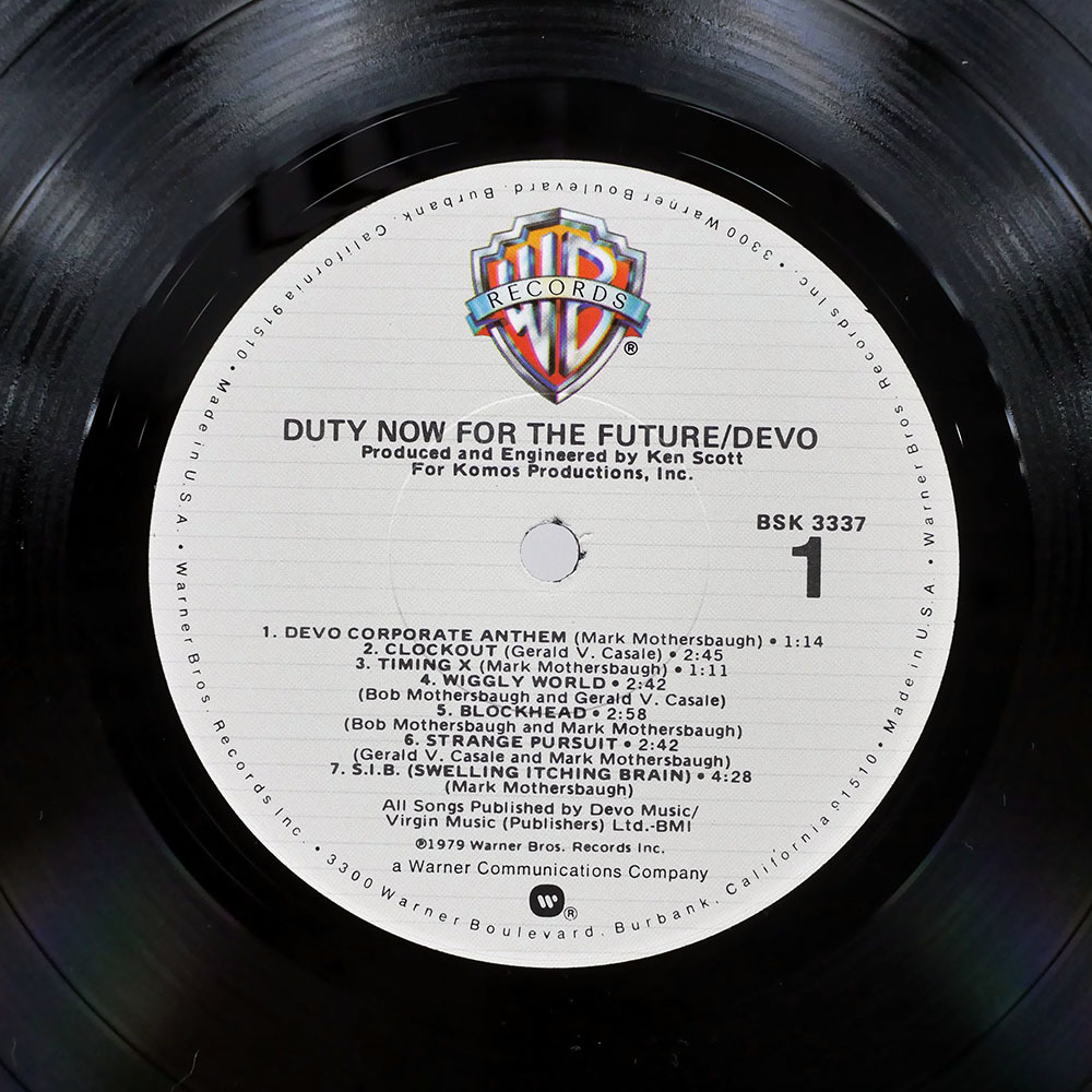 【当時物アナログＬＰ●米国盤】ディーヴォ／生存学未来編　DEVO 生存学未来編/DEVO/ディーヴォ｜ROCK / POPS / INDIE｜ディスク
