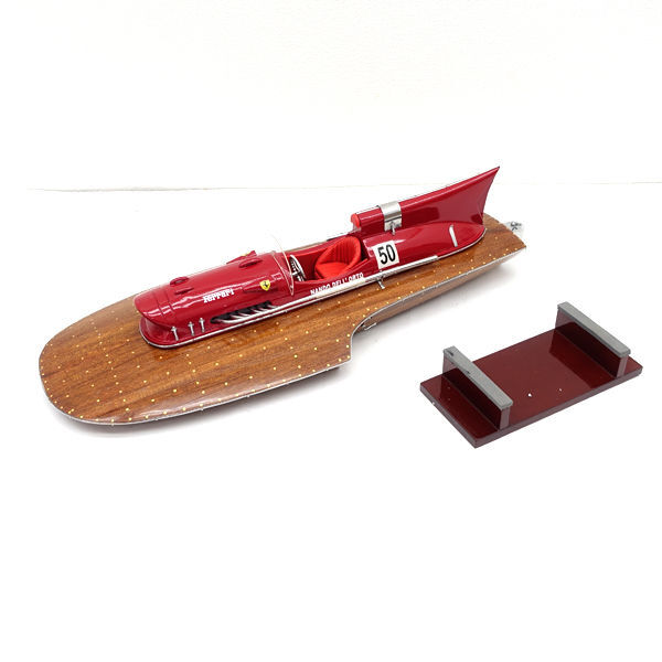 ☆ WOODEN MODEL BOAT フェラーリ ハイドロプレーン スピード ☆ WOODEN MODEL BOAT フェラーリ ハイドロプレーン スピード