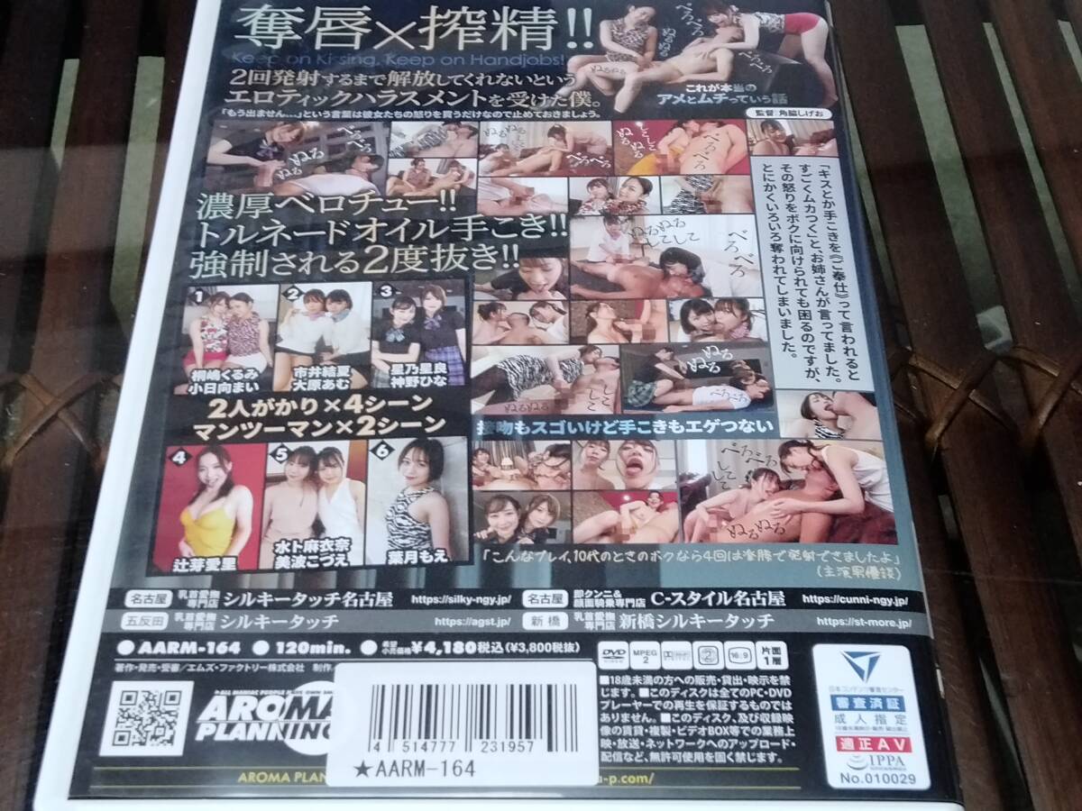 アウトレット版 即決【アロマ企畫】濃厚ベロチュー×トルネードオイル手こき×邏絢2回発射/ 桐嶋くるみ 小日向まい 市井結(jié)夏 他　AARM-164