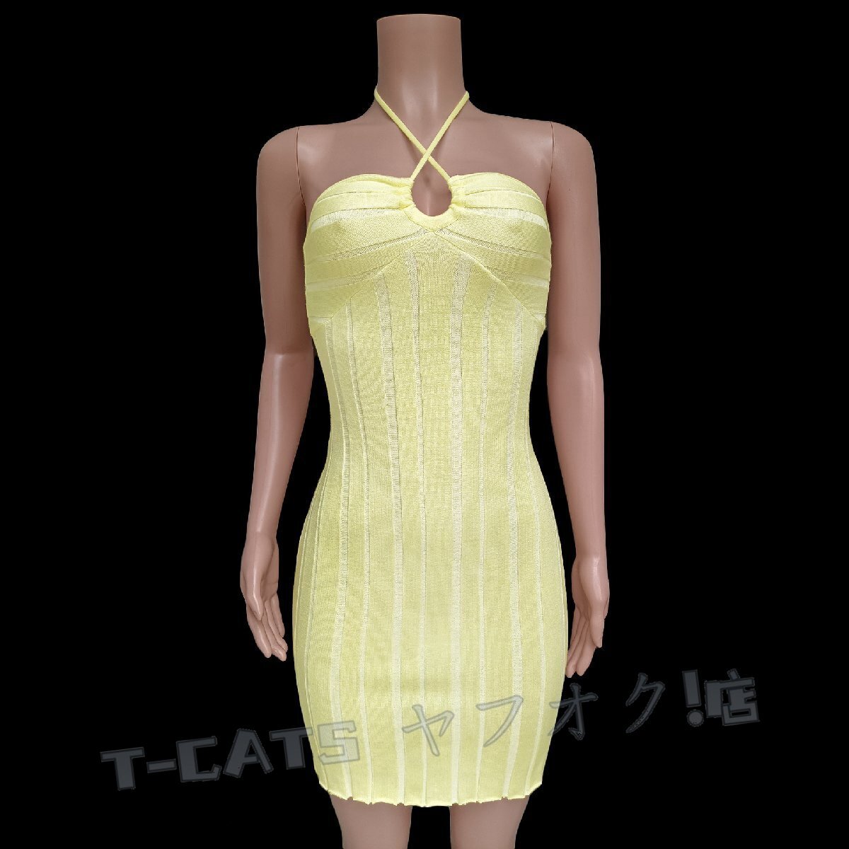 新品タイトワンピース ミニワンピース ワンピース パーティードレス ミニ丈 無地 シンプル セクシー 女性 上品 おしゃれ レディース L