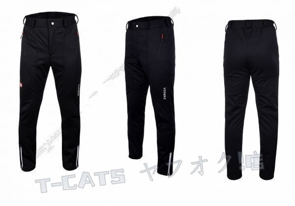☆新品厚手 サイクルパンツ メンズ サイクリングタイツ 自転車ウエア ロードバイク レーサーズボン 黒