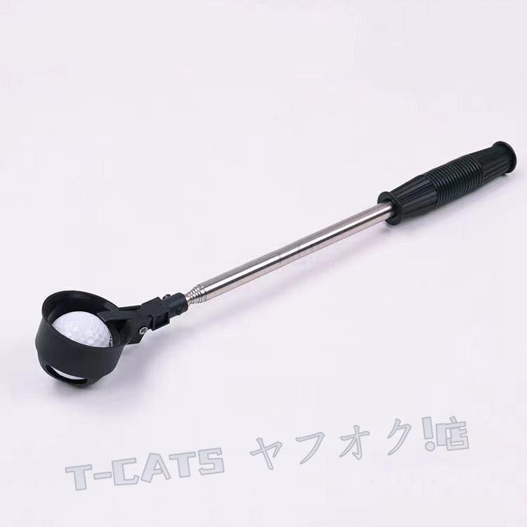 ☆新品ゴルフボールレトリバー ゴルフボールピッカー ボール拾い 自動ロック 伸縮式