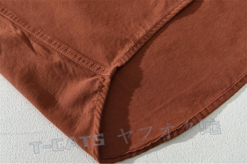 ☆新品 トップス シャツジャケット カーゴシャツ ワークシャツ コットン 長(zhǎng)袖シャツ メンズ? ウエスタン ベージュ 4XL