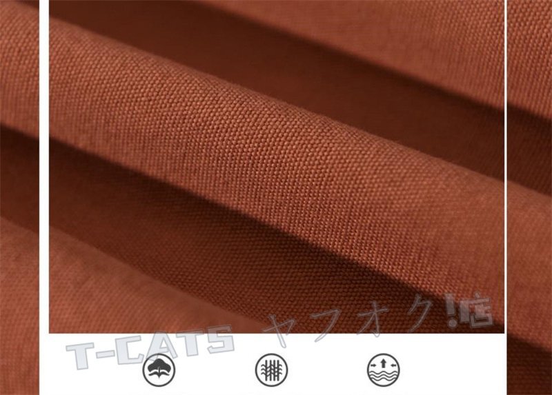 ☆新品 トップス シャツジャケット カーゴシャツ ワークシャツ コットン 長(zhǎng)袖シャツ メンズ? ウエスタン ベージュ 4XL