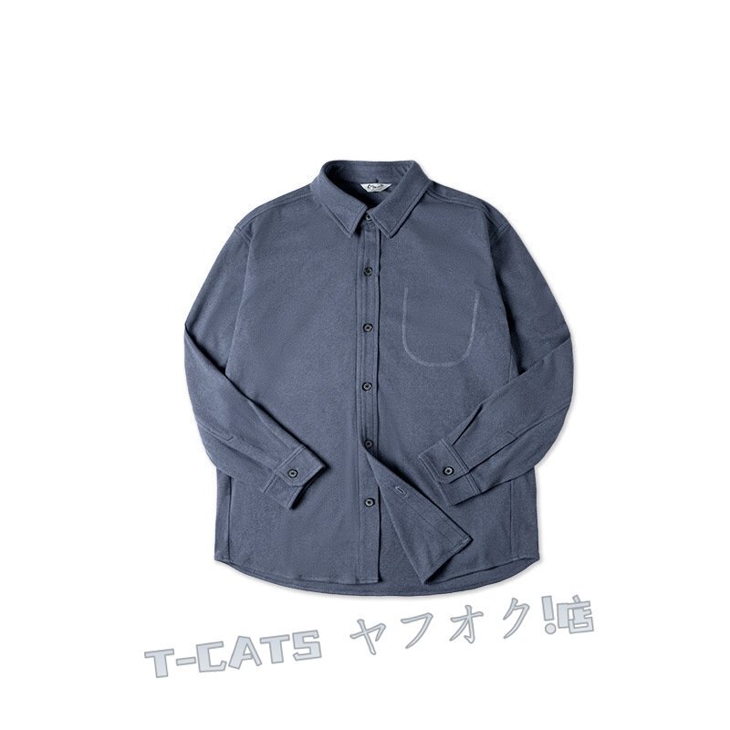 ☆新品ヴィンテージ復(fù)刻 味わい深い ワークシャツ 長袖 アメカジ S～2XL 未使用 Ｓ～2XLネイビー